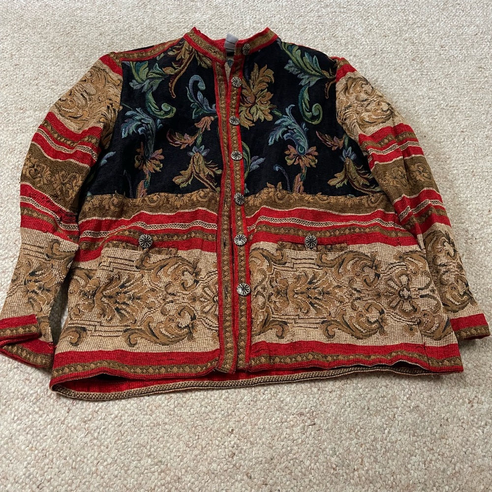 Vintage Elegant Sag Harbor Multicolor Women's Jacket